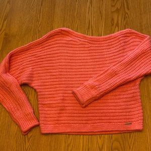 Abercrombie & Fitch pink knit sweater